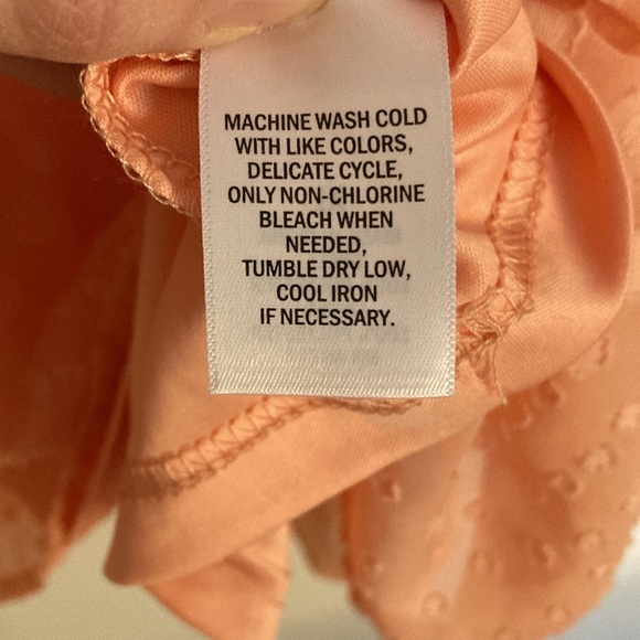 Ophelia Roe, Peach, Womens Blouse, Size XL - Picture 12 of 12